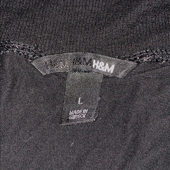 Black H&M Tube top with cinched/ties on the sides - Picture 2 of 2